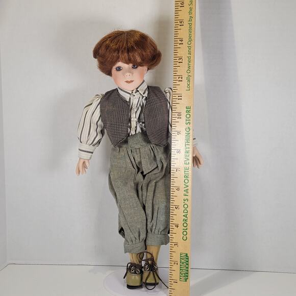 Doll Paradise Galleries Patrick Porcelain Boy Numbered Year 1996 Cindy Shafer - Picture 2 of 12